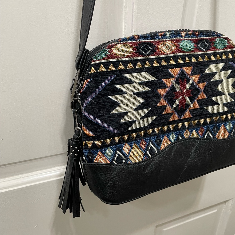 Sam & Hadley Bohemian Patterned Crossbody Bag